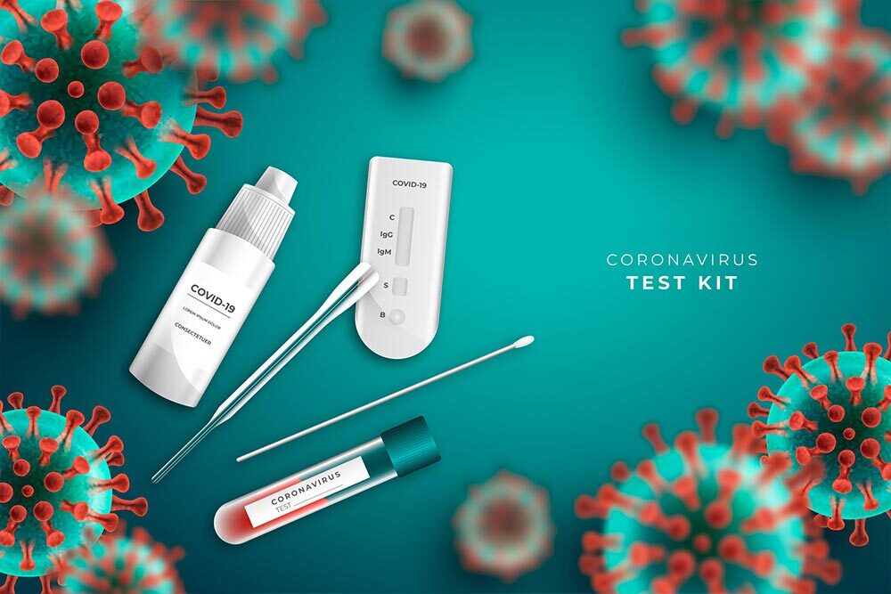 covid testing kit image