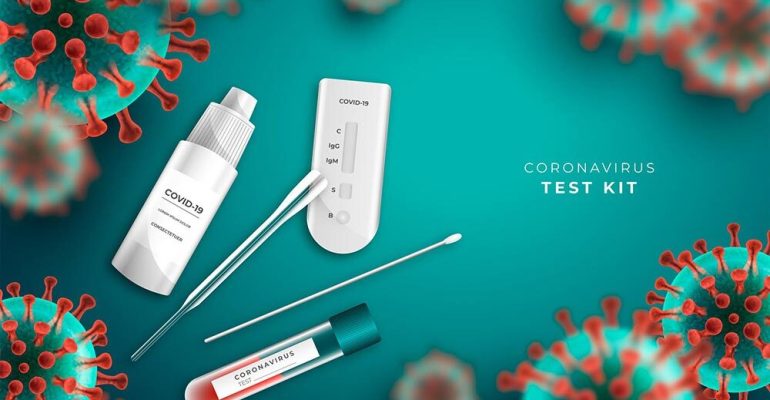 covid testing kit image